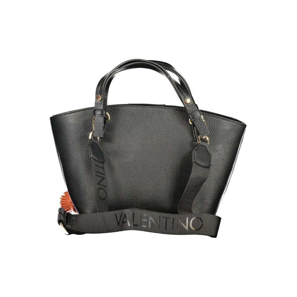 Mario Valentino Black Smooth Leather Handbag