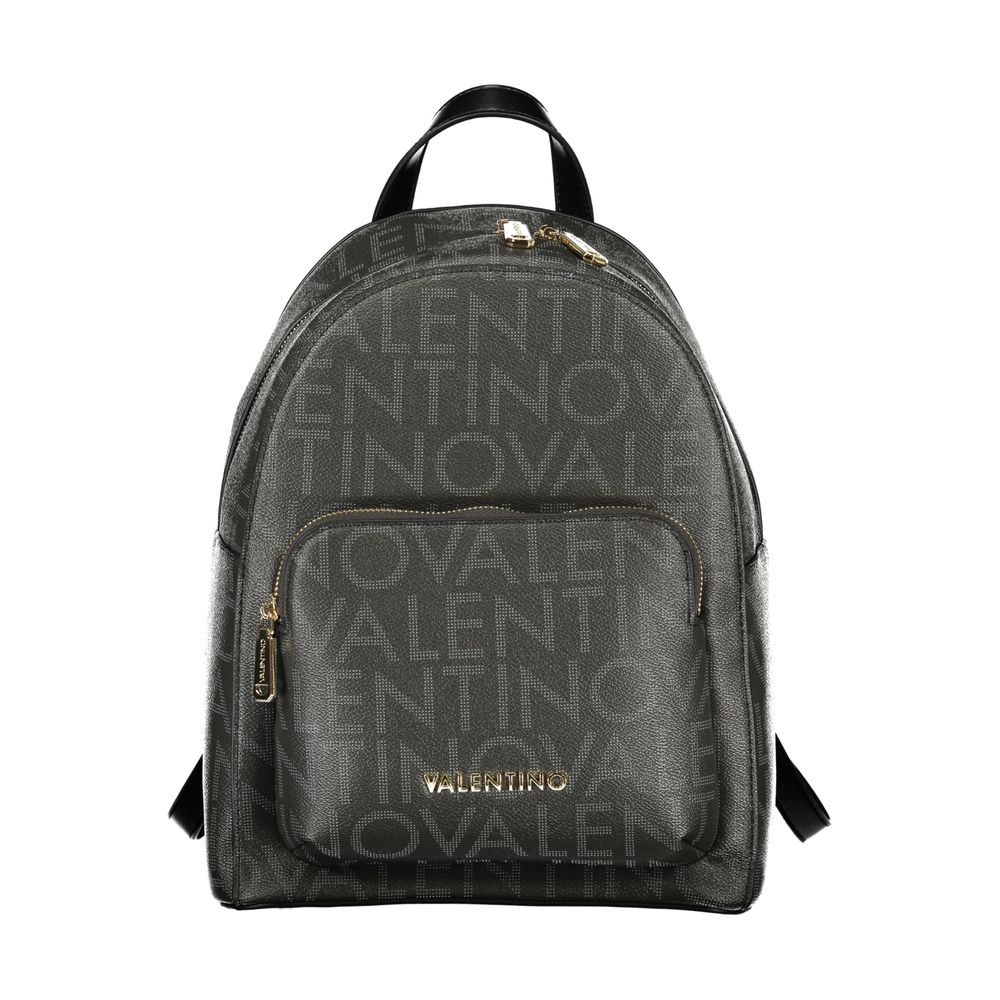 Mario Valentino Black Leather Women's Backpack