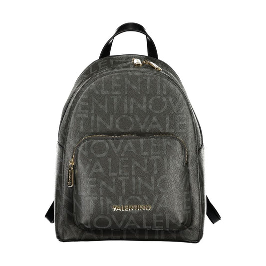 Mario Valentino Black Leather Women's Backpack