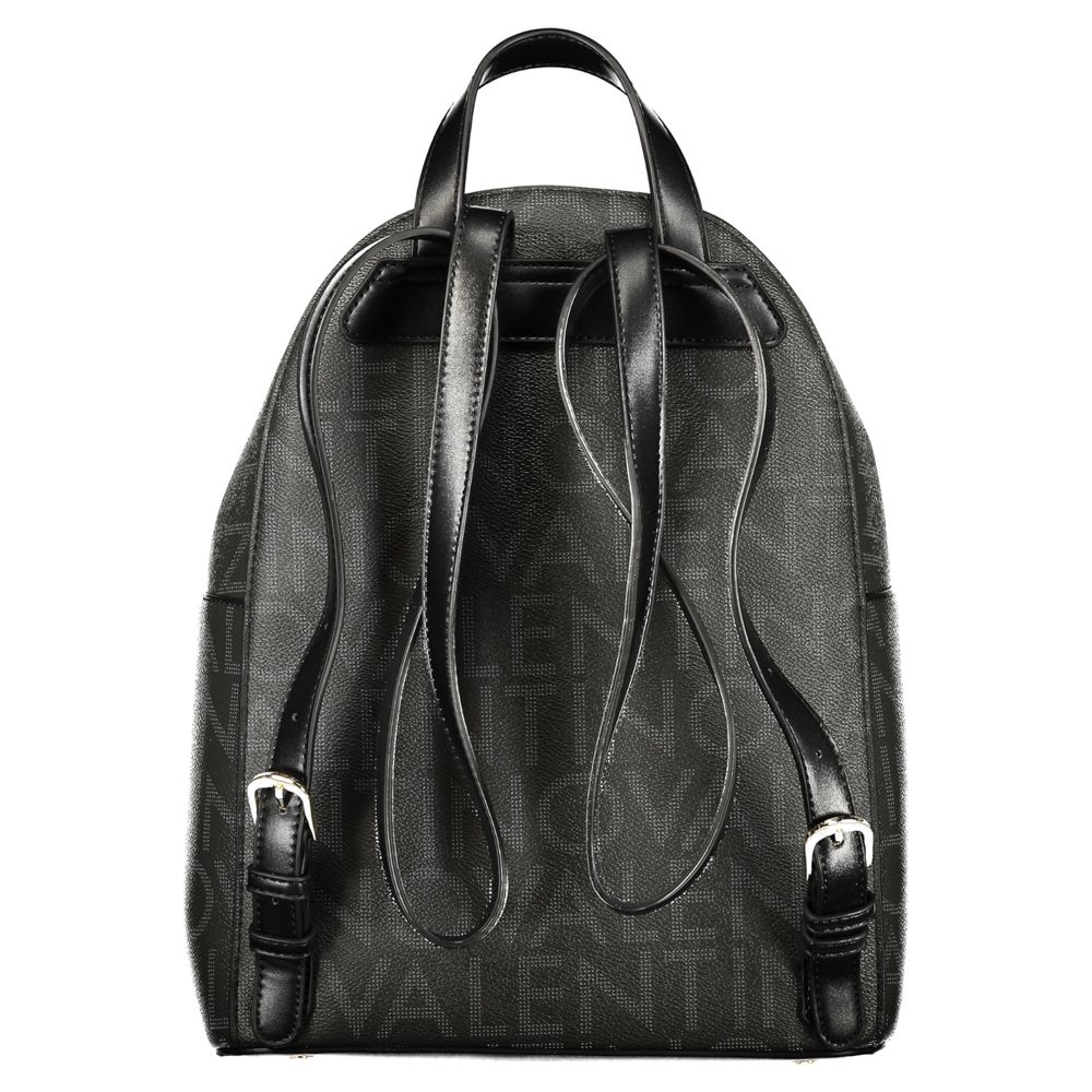 Mario Valentino Black Leather Women's Backpack