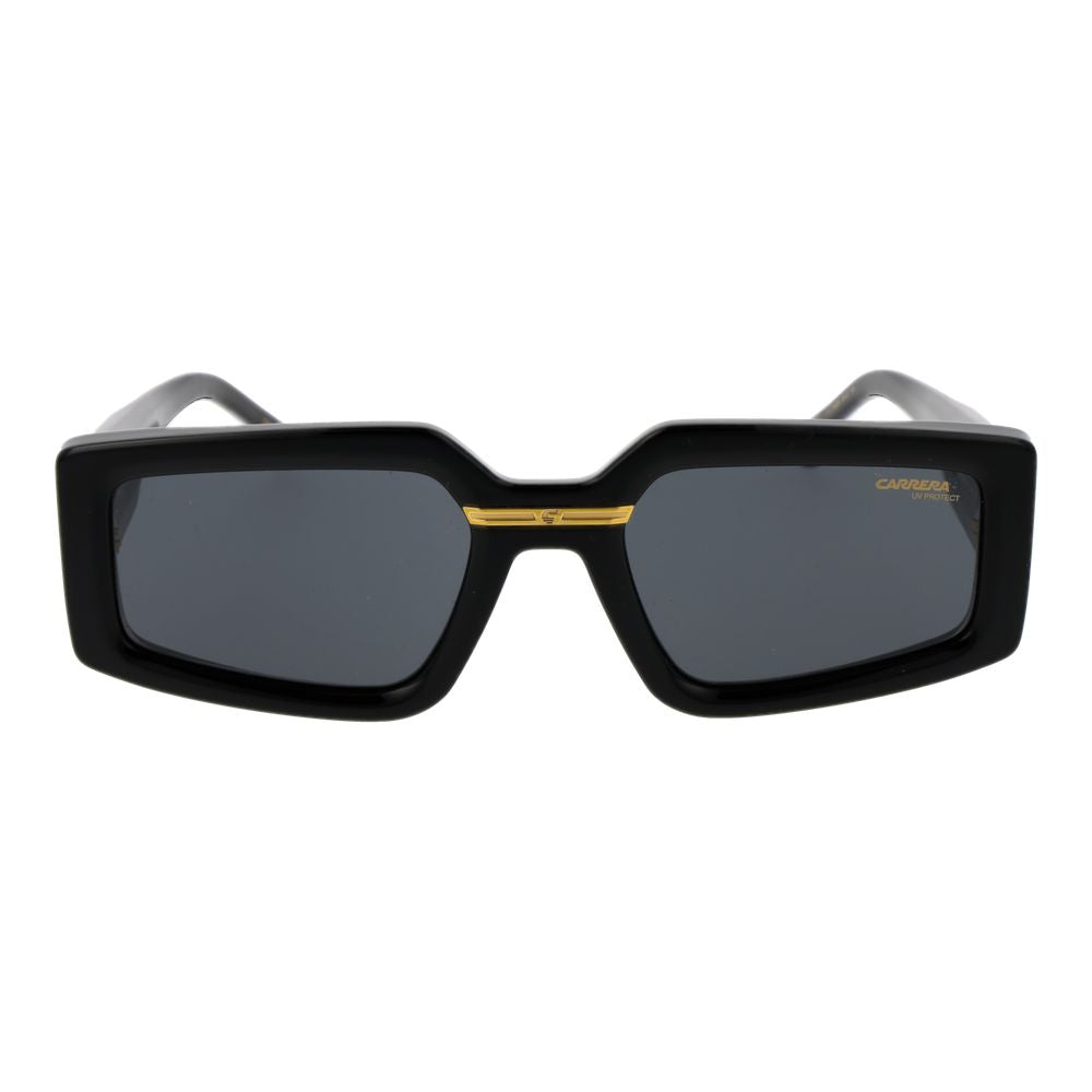 Carrera Women’s Sunglasses – Black Rectangle Frame, Grey Lenses