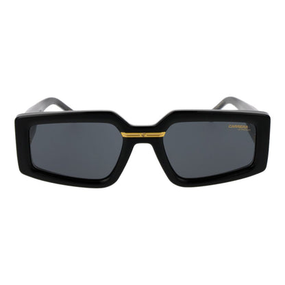 Carrera Women’s Sunglasses – Black Rectangle Frame, Grey Lenses