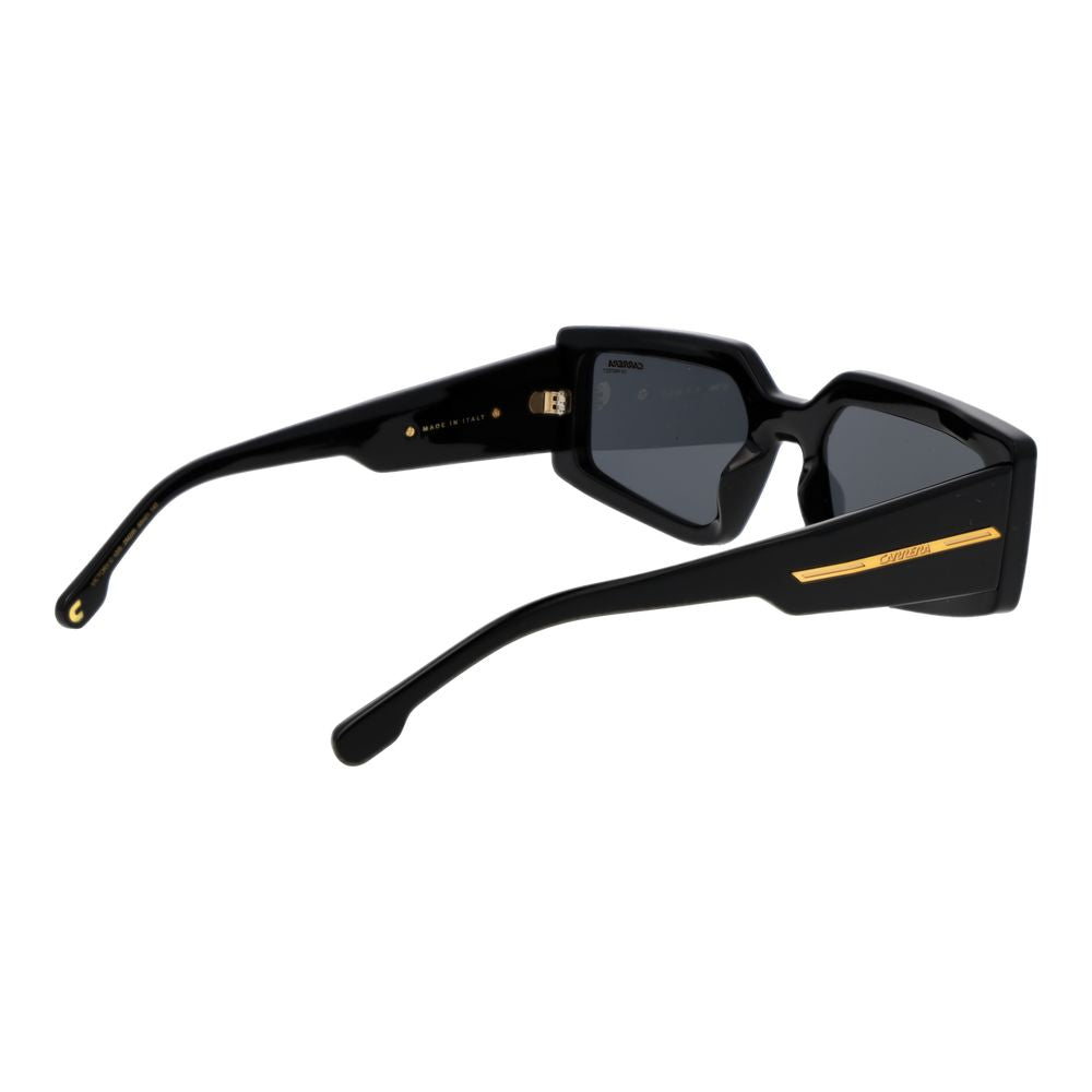 Carrera Women’s Sunglasses – Black Rectangle Frame, Grey Lenses