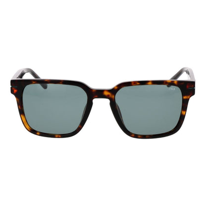Fila Men’s Sunglasses – Brown Square Frame, Green Lenses