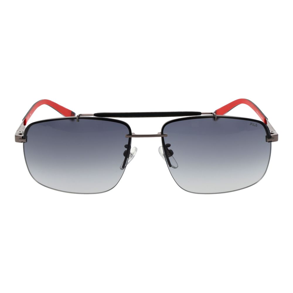 Fila Men’s Gray Stainless Steel Sunglasses