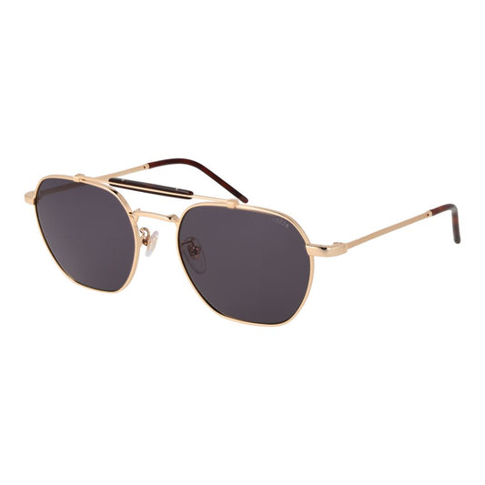 Lozza Men's Gold Metal Sunglasses with Grey Lenses