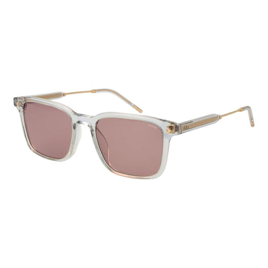 Lozza Gray Sunglasses – Unisex Full-Rim Frame with Rose Lenses