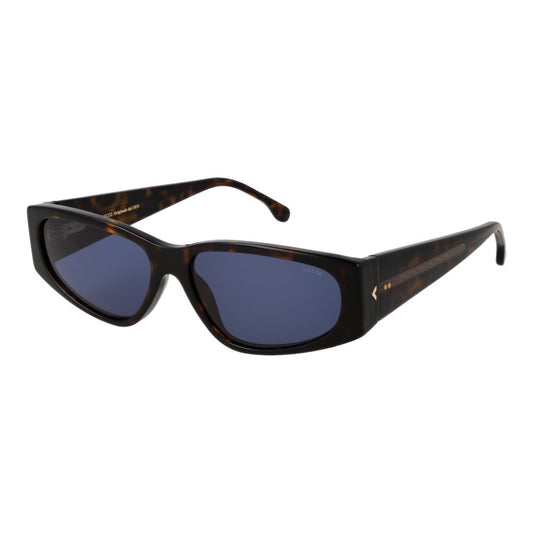 Lozza Men’s Sunglasses – Brown Full-Rim Frame, Blue Lenses