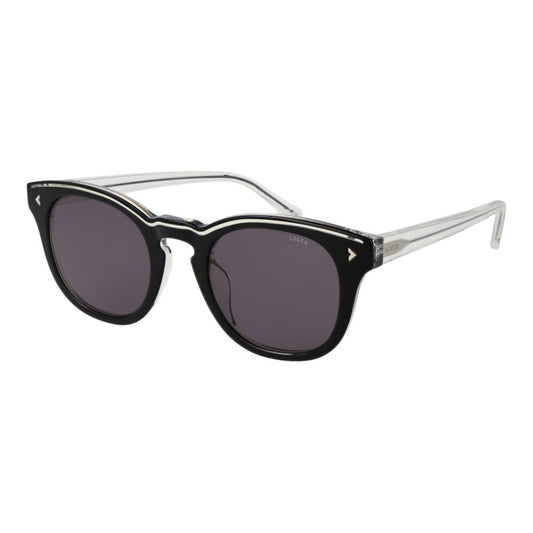 Lozza Unisex Sunglasses – Black Full-Rim Frame, Grey Lenses