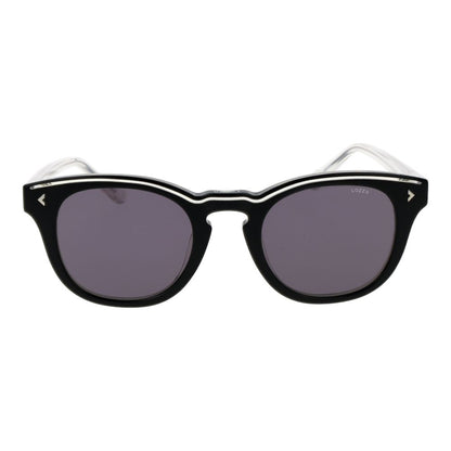 Lozza Unisex Sunglasses – Black Full-Rim Frame, Grey Lenses