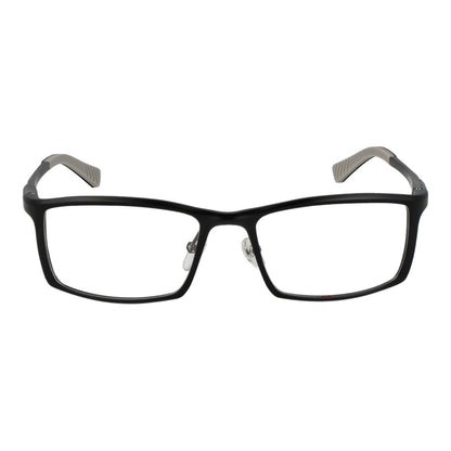 Fila Black Men’s Optical Frames – Rectangle Full-Rim Style