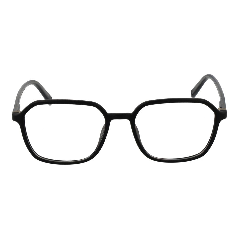 Fila Black Men's Optical Glasses – Square Full-Rim Frame, 52mm