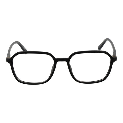 Fila Black Men's Optical Glasses – Square Full-Rim Frame, 52mm
