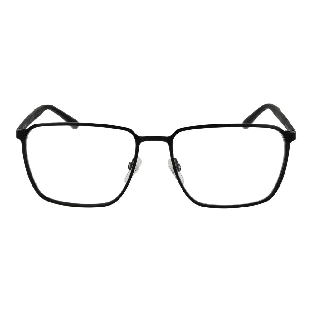 Fila Men's Optical Frames – Black Square Full-Rim Glasses