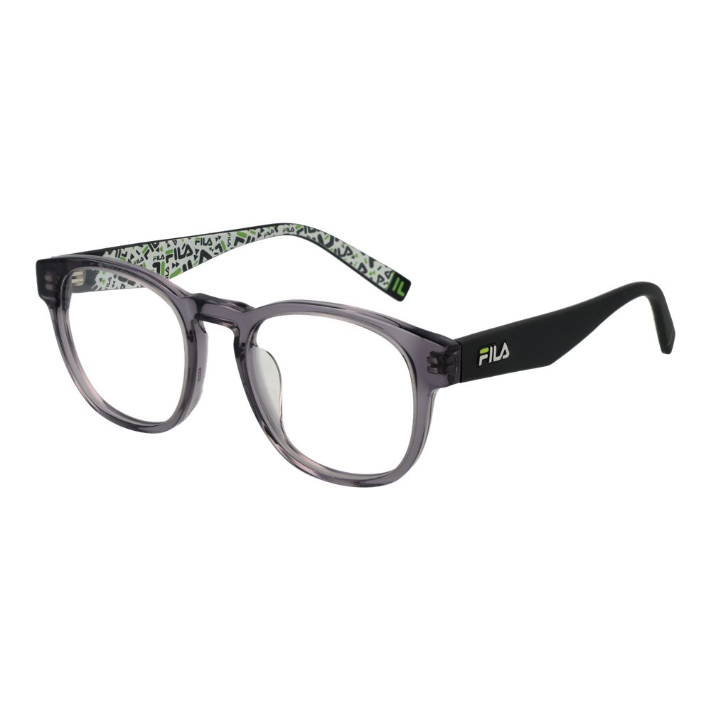Fila Unisex Optical Frames – Grey Round Demo Lens Glasses