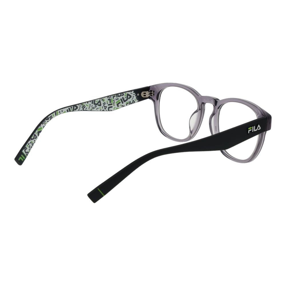 Fila Unisex Optical Frames – Grey Round Demo Lens Glasses