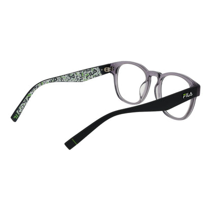 Fila Unisex Optical Frames – Grey Round Demo Lens Glasses