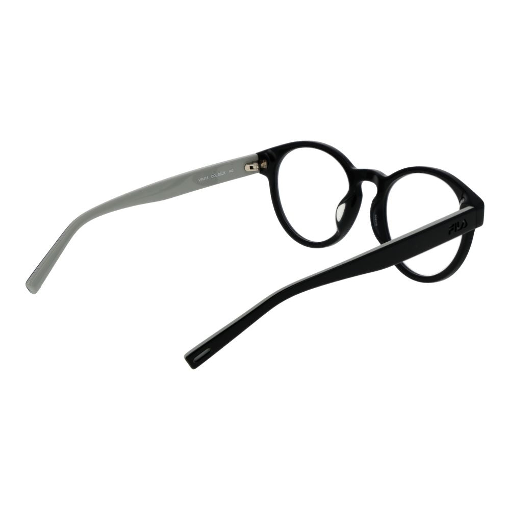 Fila Unisex Black Optical Frames – Panto Full-Rim Design
