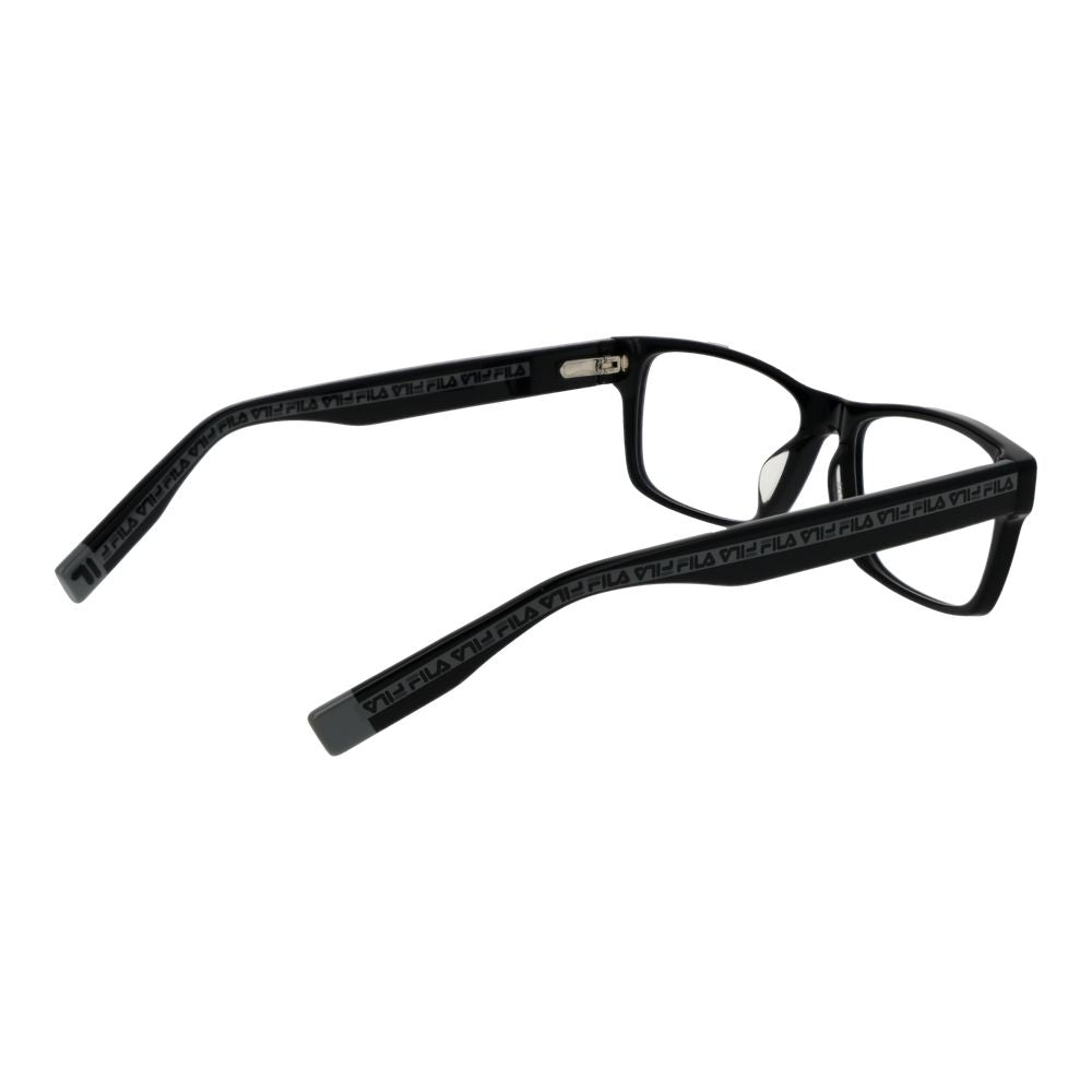 Fila Men's Optical Frames – Black Full-Rim Square Design