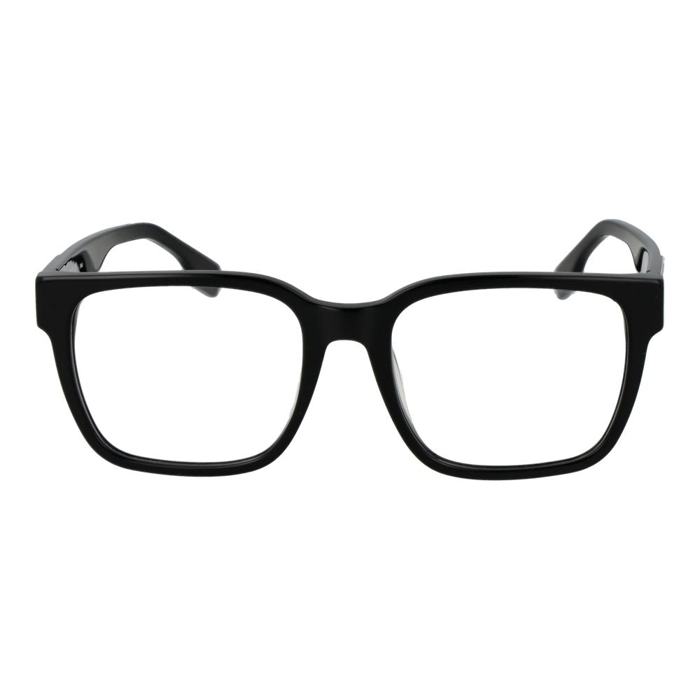 Fila Black Unisex Optical Frames – Square Full-Rim Glasses