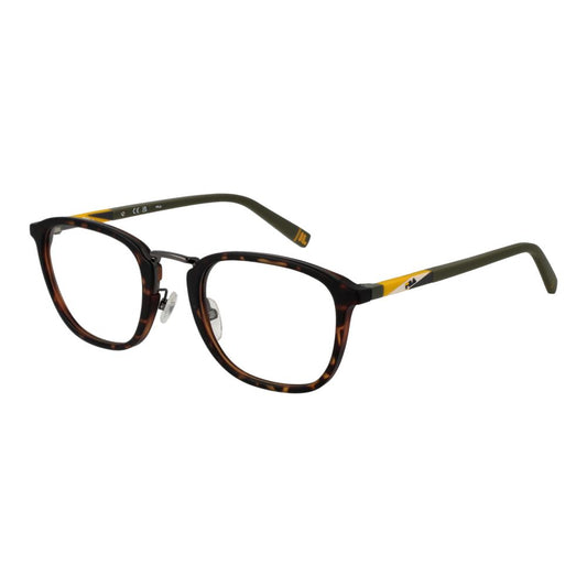Fila Brown Unisex Optical Frames – Full-Rim Panto Design