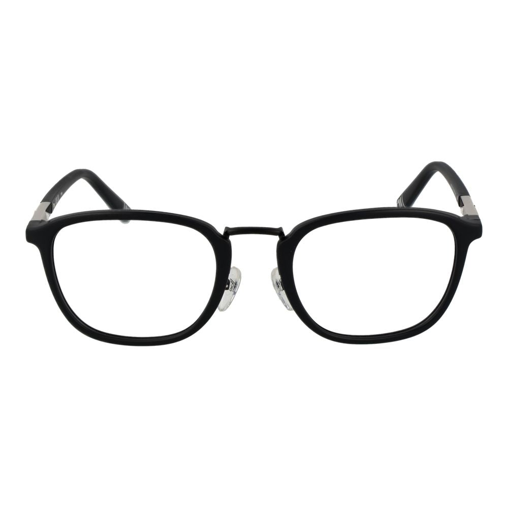 Fila Black Unisex Optical Frames – Square Full-Rim Design