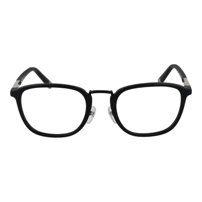 Fila Black Unisex Optical Frames – Square Full-Rim Design