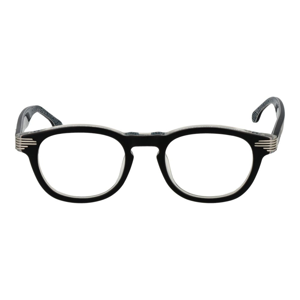 Lozza Black Unisex Optical Frames – Panto Style Demo Lenses