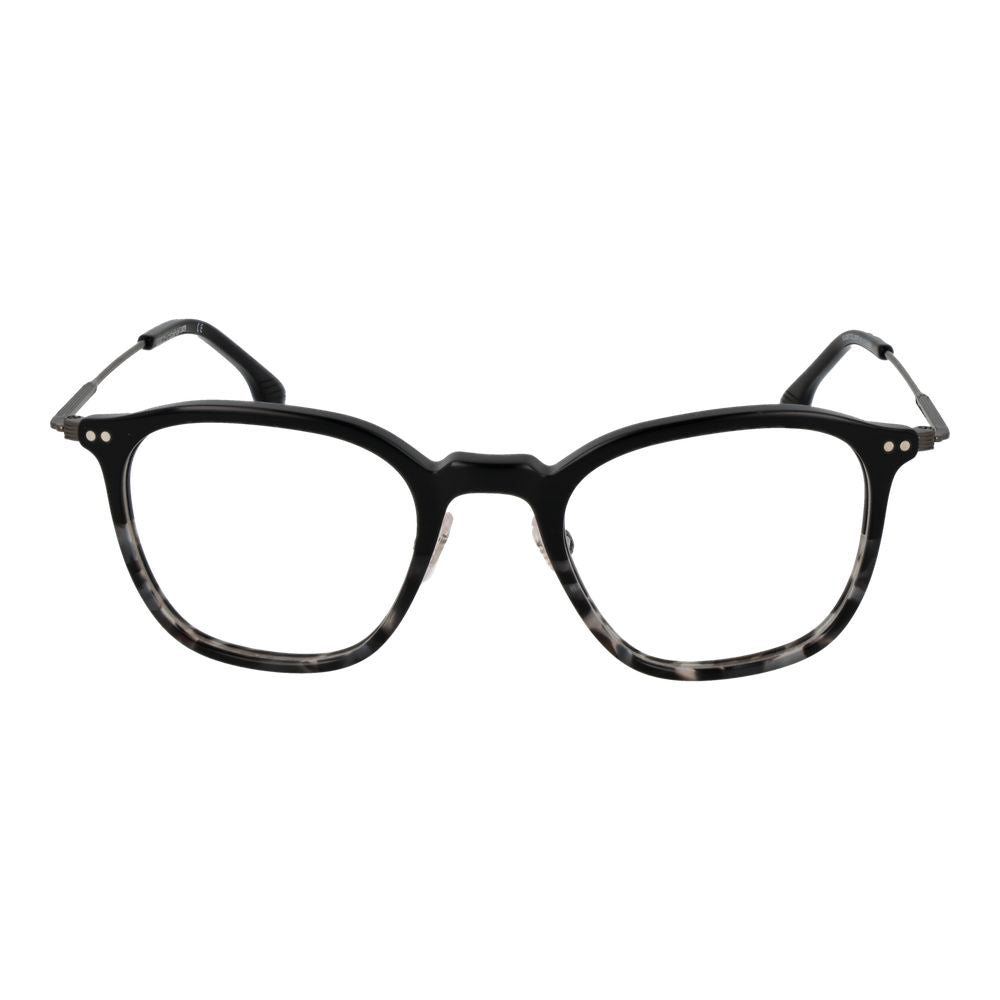 Lozza Black Unisex Optical Frames – Square Full-Rim Design