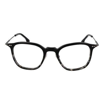 Lozza Black Unisex Optical Frames – Square Full-Rim Design