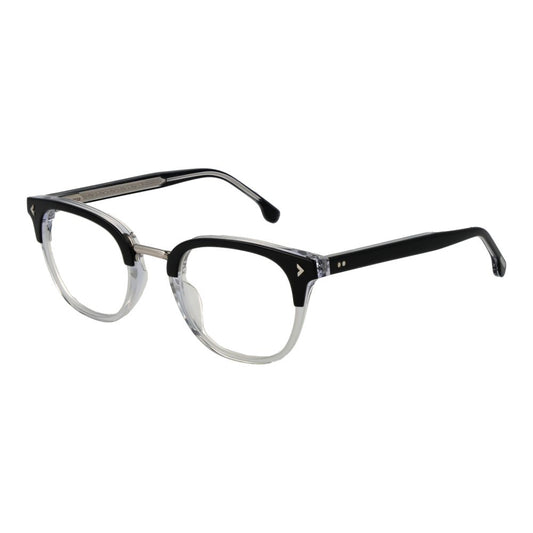 Lozza Black Cellulose Acetate Glasses – Unisex Full-Rim Frames