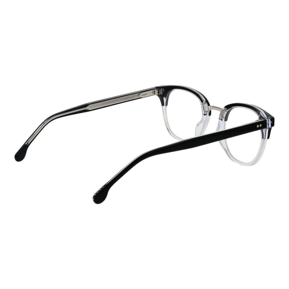 Lozza Black Cellulose Acetate Glasses – Unisex Full-Rim Frames