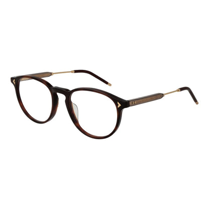 Lozza Brown Unisex Optical Glasses – Panto Full-Rim Frame