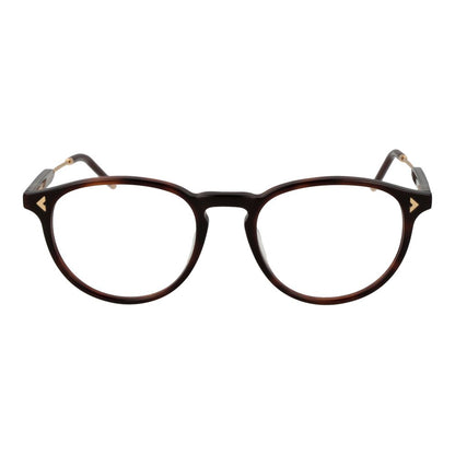 Lozza Brown Unisex Optical Glasses – Panto Full-Rim Frame