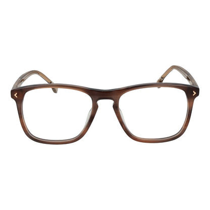 Lozza Brown Men’s Optical Glasses – Square Full-Rim Frame