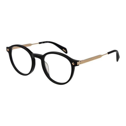 Police Women's Black Metal Glasses – Panto Full-Rim Frame