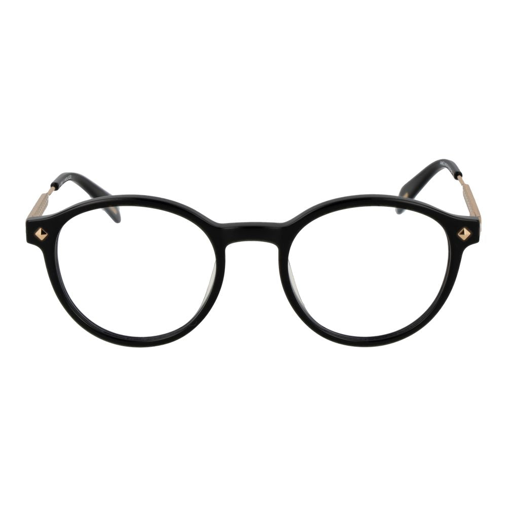 Police Women's Black Metal Glasses – Panto Full-Rim Frame