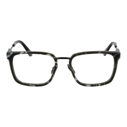 Police Men's Optical Glasses – Grey Square Frame, 53mm