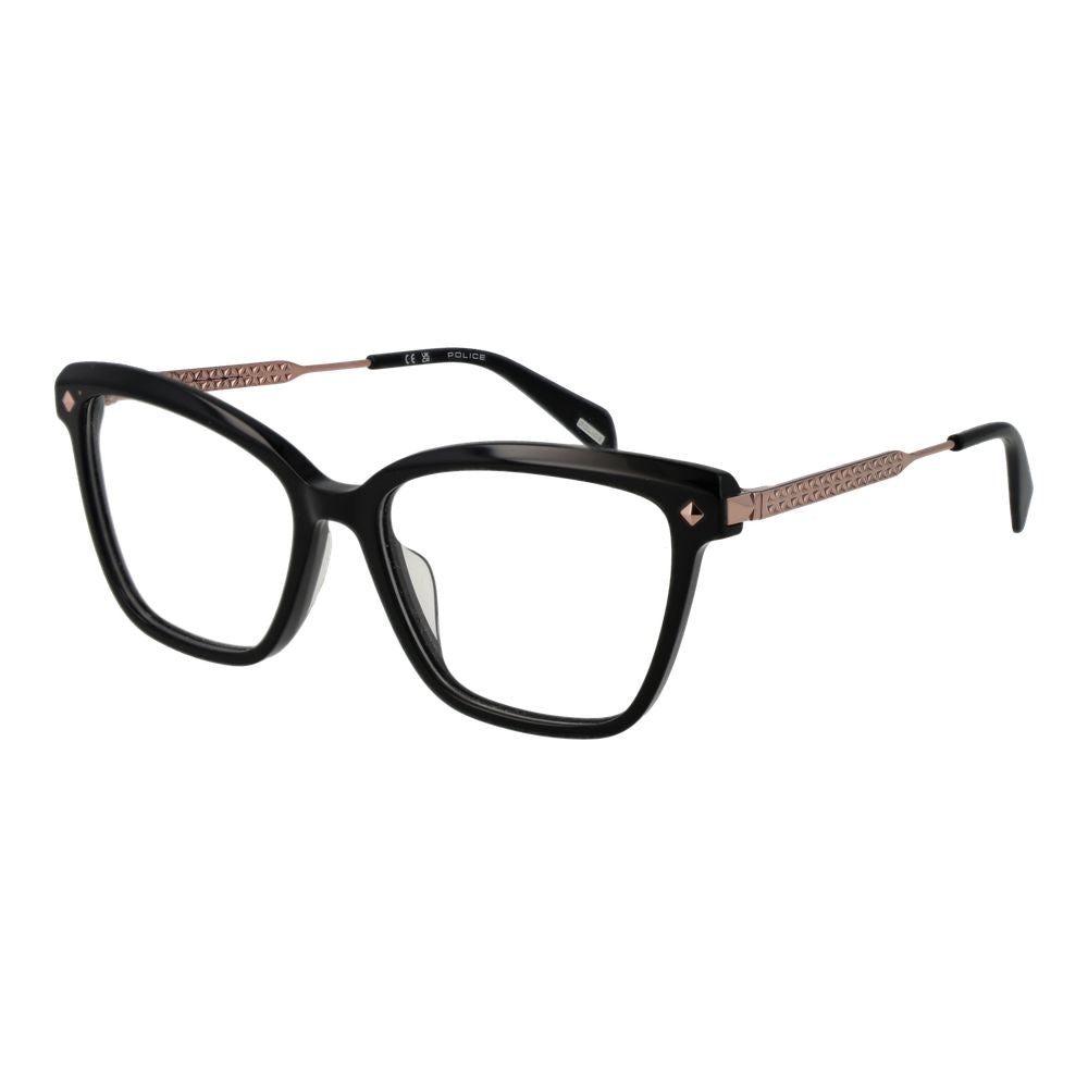 Police Women's Black Metal Optical Glasses – Full-Rim Frames