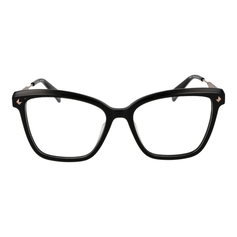 Police Women's Black Metal Optical Glasses – Full-Rim Frames