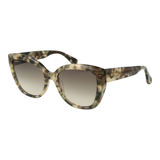 Max Mara Women’s Sunglasses – Green Cat Eye Frame, Gradient Lenses