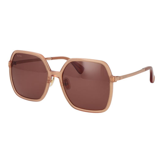 Max Mara Women’s Sunglasses – Coral Square Frame, Rose Lenses