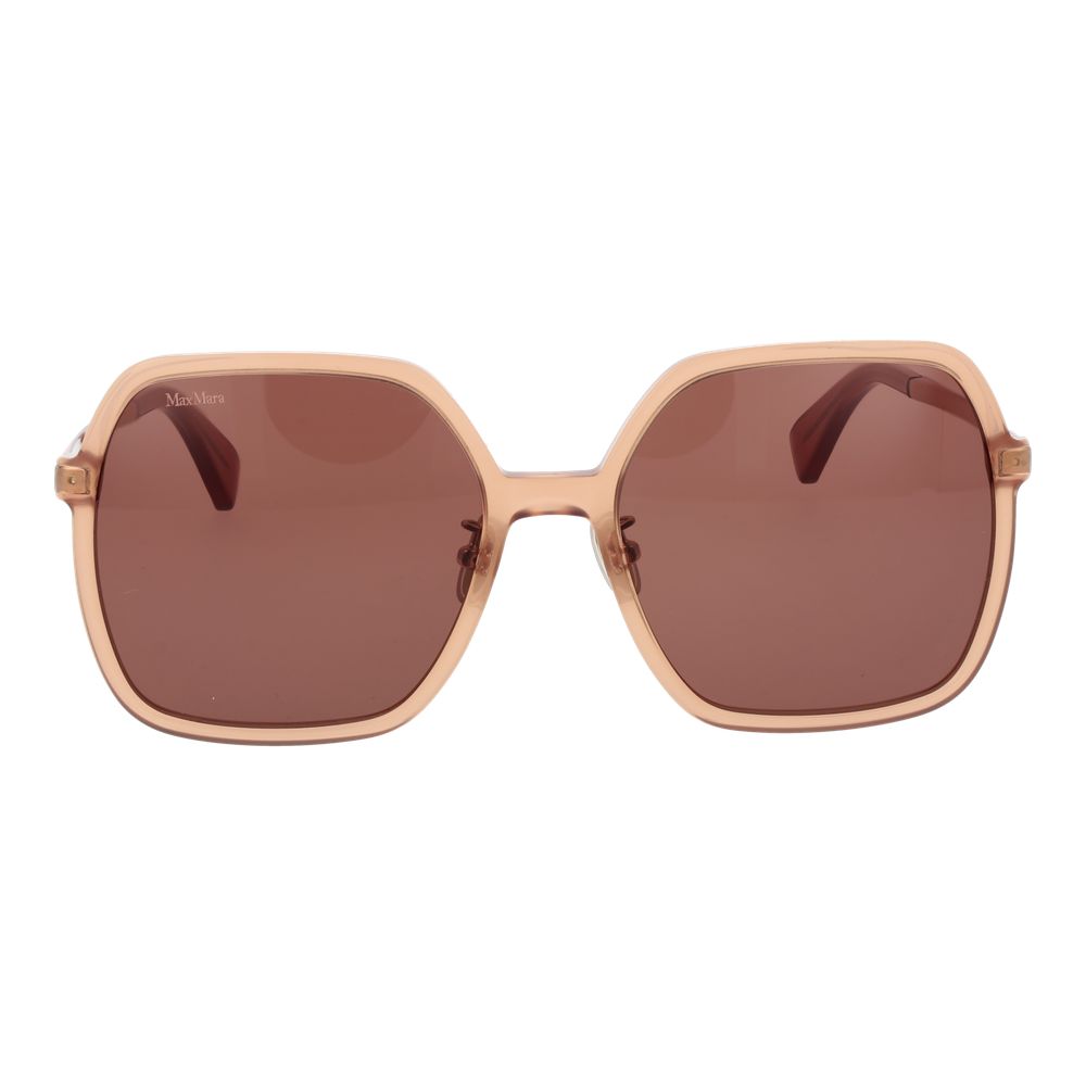 Max Mara Women’s Sunglasses – Coral Square Frame, Rose Lenses