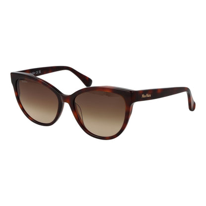 Max Mara Women’s Sunglasses – Brown Cat Eye Frame, Gradient Lenses