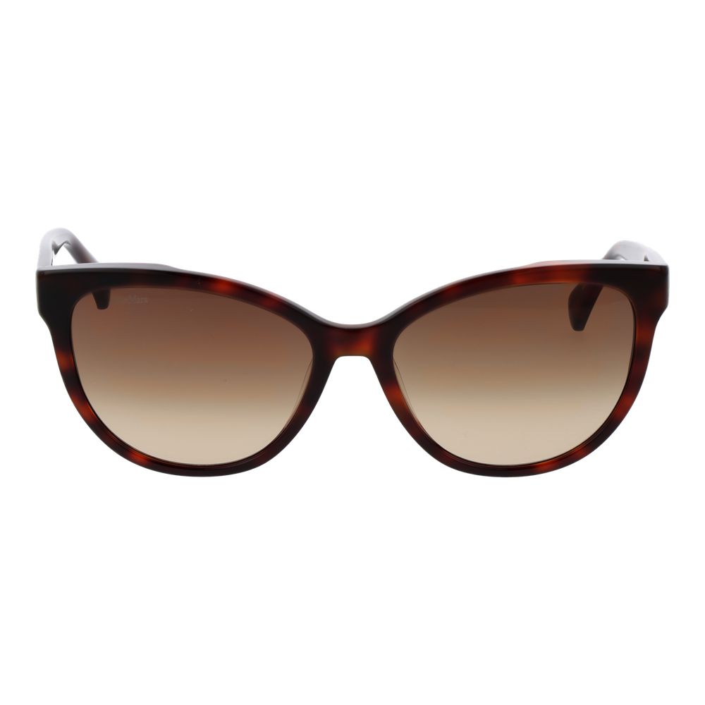 Max Mara Women’s Sunglasses – Brown Cat Eye Frame, Gradient Lenses