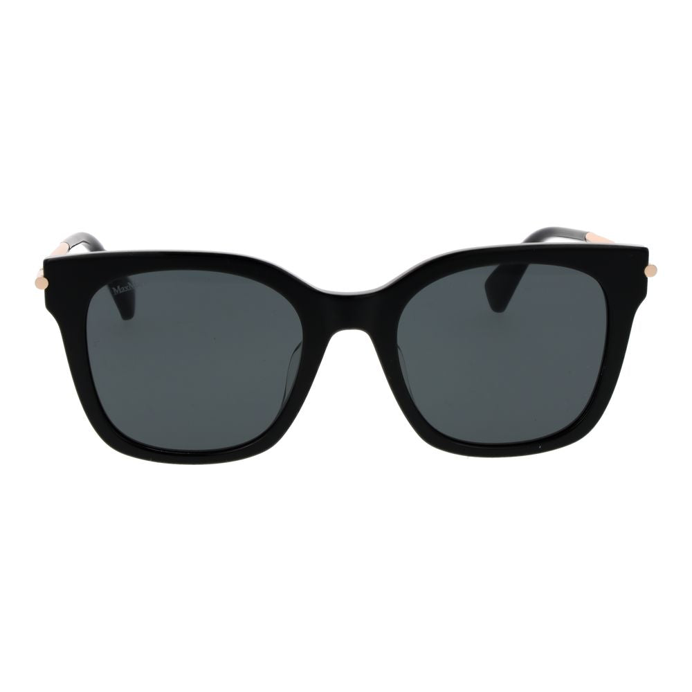 Max Mara Women’s Sunglasses – Black Cat Eye Frame, Grey Lenses