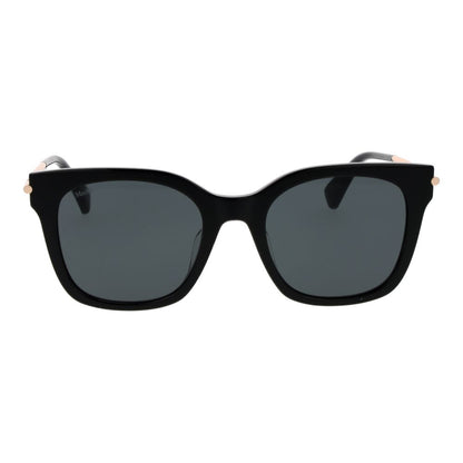 Max Mara Women’s Sunglasses – Black Cat Eye Frame, Grey Lenses