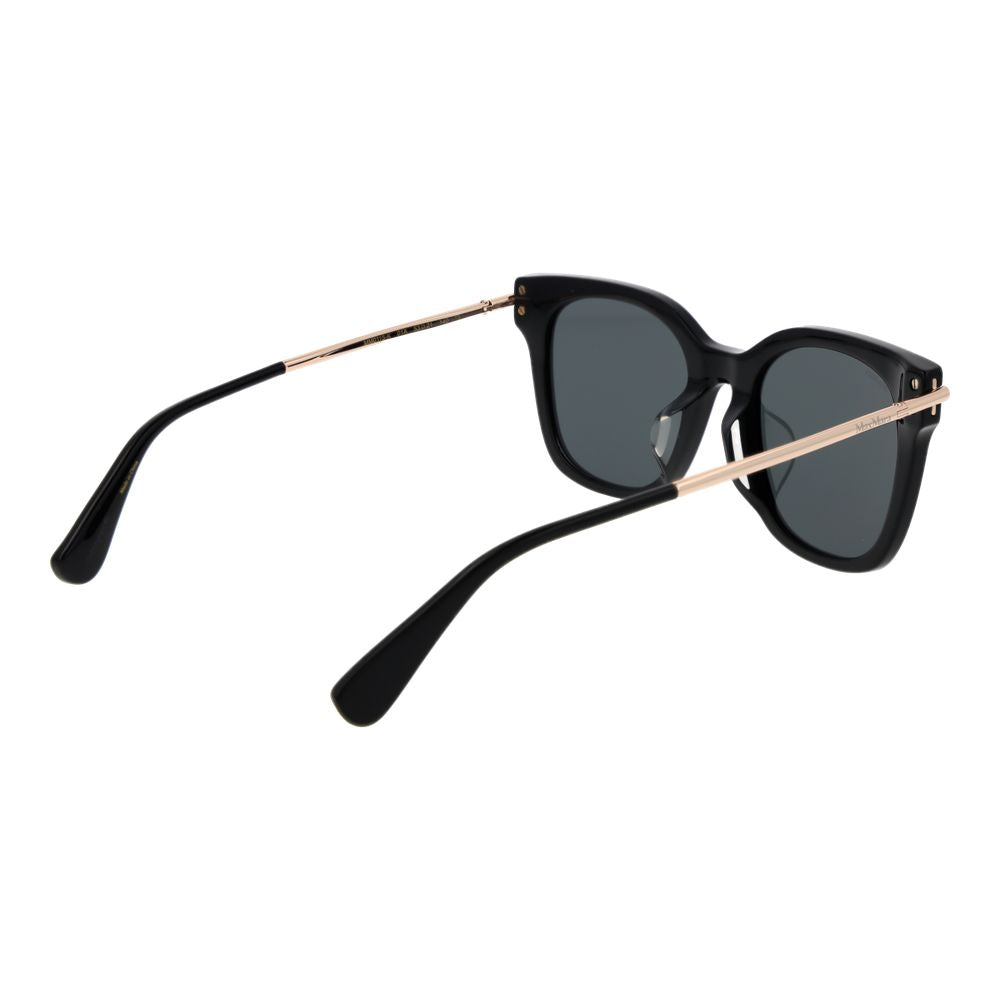 Max Mara Women’s Sunglasses – Black Cat Eye Frame, Grey Lenses