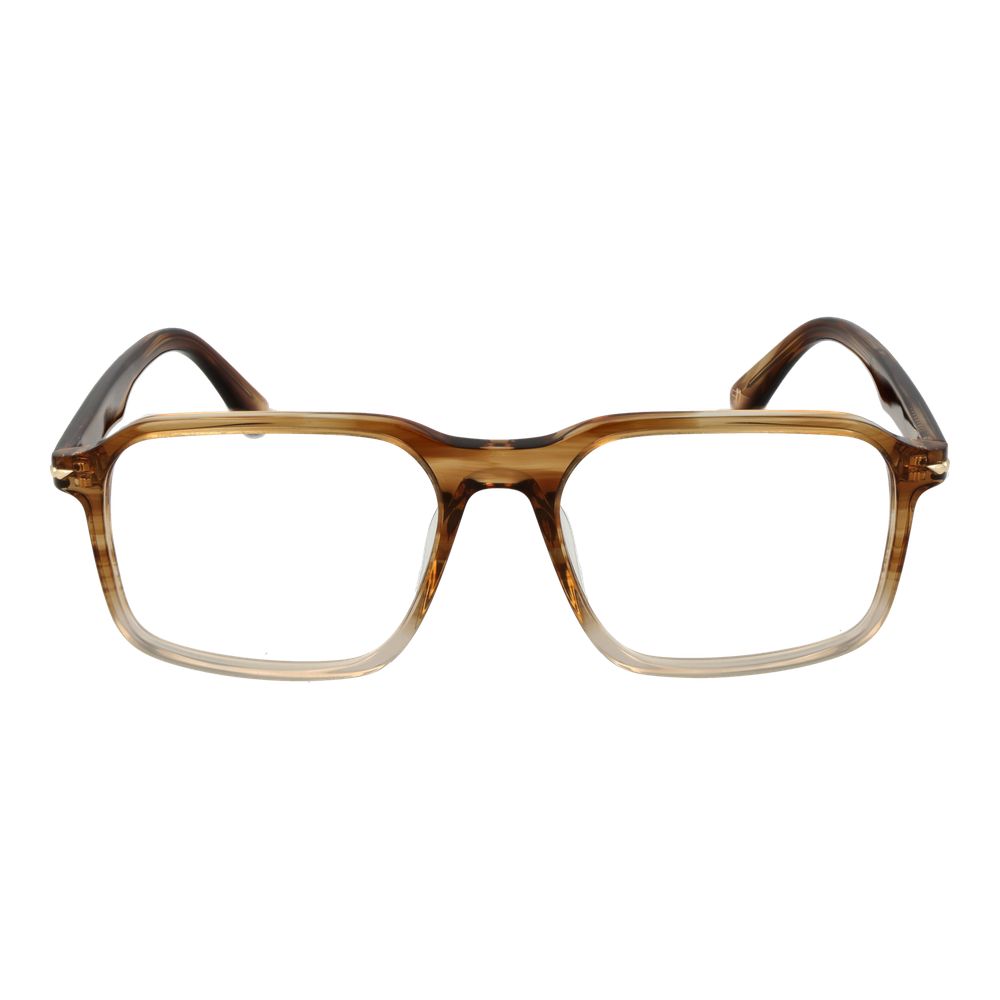 Police Men's Optical Glasses – Brown Full-Rim Frame, 53mm