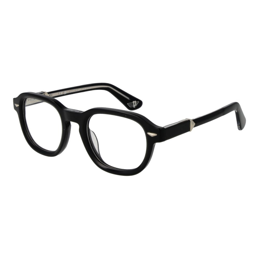 Police Men's Optical Glasses – Black Full-Rim Frame, 50mm